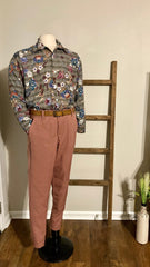 Tucker Wild Flower Print Shirt- Front View